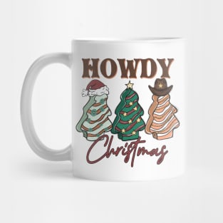 Howdy Christmas Tree Candies Mug